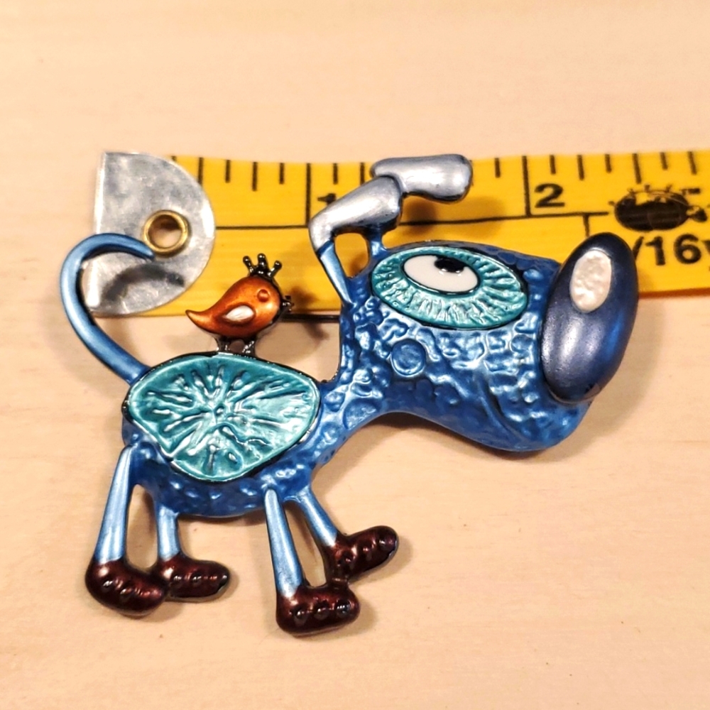 Bird Dog Brooch